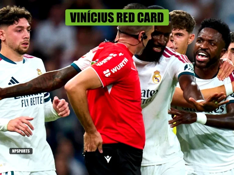 Vinícius Jr sent off for hair pulling in Real Madrid vs Villarreal